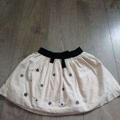 Designer girls velvet  skirt