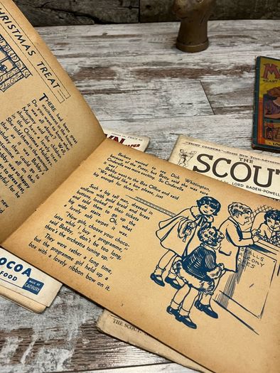 vintage book magazine