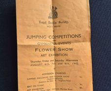 Vintage Jumping Competition Flower Show