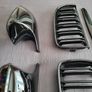 BMW 3 Series E90 E91 Pre-Lci Kidney Grilles & Mirror Covers Set Brand New Image 7