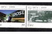 1999 Ireland 125th Anniversary of the Universal Postal Union Commemorative Stamps Mint Never Hinged (MNH)