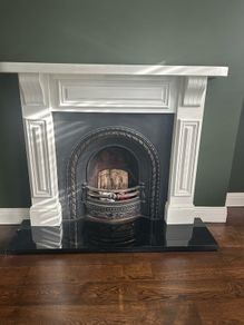 fire surround timber + insert