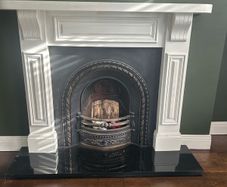 fire surround timber + insert