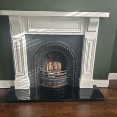 fire surround timber + insert