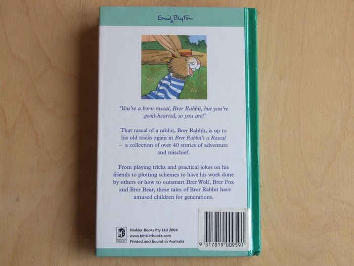 Brer Rabbit's a Rascal Enid Blyton hardback book