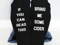 main image for ad If You Can Read This, Bring Me Some Cider Funny Socks