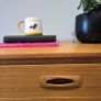 Mid-Century Teak Tallboy Chest of Drawers - Sculpted Handles, Fully Restored Image 5