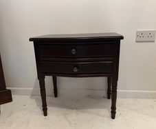 Beautiful Dark Wood Bedside Table / Nightstand