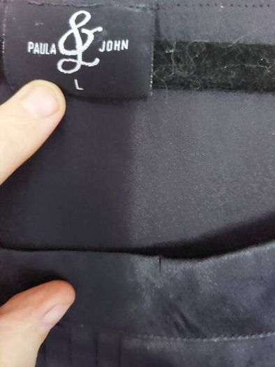 Black paisley dress from Paula and John (free post)