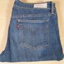 womens LEVI's San Francisco slight curve skinny dark blue denim jeans Size 6 W 28 L 30 zip fly Image 2