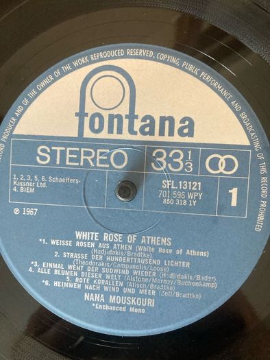 Nana Mouskouri - White Rose of Athens