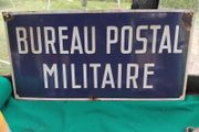 antique enamel sign
