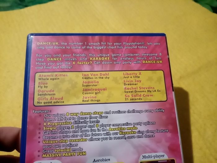 Dance UK extra Trax PlayStation 2 ps2 games Original