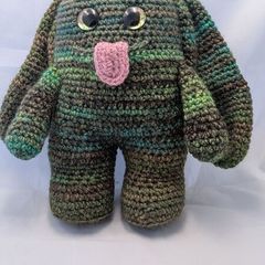 handmade crochet monster large
