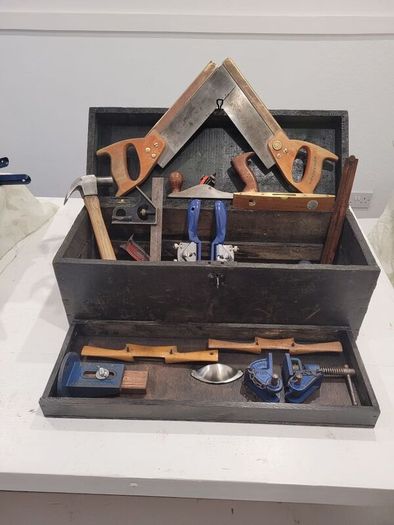 carpenters vintage tool box
