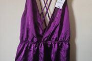 Purple Night Playsuit BNWT