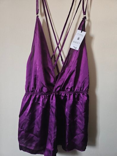Purple Night Playsuit BNWT
