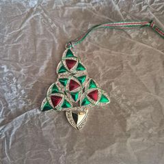 Newbridge Silverware Green and Red Celtic Christmas Tree Decoration