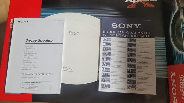 NEW Sony Xplod car speakers