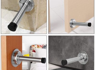 Door-Stop-Rubber-Door-Stopper-Doorstop Door Stops Self Adhesive Door Stoppers Heavy Duty Stainless Steel Doorstops