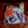 Pair of duck down cushions Image 2