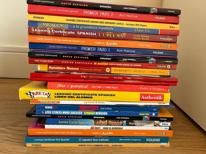 Post primary Spanish course books (previous editions)