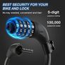 Bike Lock 1500mm x 12mm, Bike Cable Lock High Security, with 5-Digit Combination Code, Long Bicycle Locker Combination for Bike Cycle, Moto, Scooter, Door, Gate, Fence Brand: ValueMax Image 4