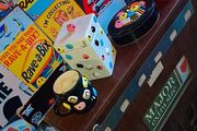 Retro collectible liquorice allsorts items..