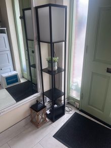 Black Floor Lamp shelf