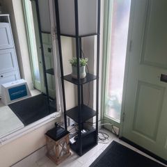 Black Floor Lamp shelf