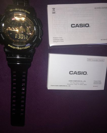 Casio G Shock protection illuminator watch