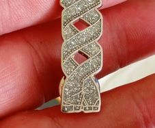 Celtic brooch vintage with rhinestones