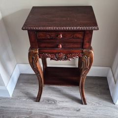 Vintage Carved Oak decorative table