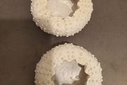 2 Sea urchin candle holders