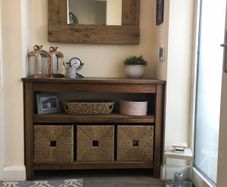 Mirror & Console Table