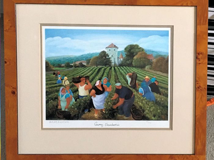 Margaret Loxton - Burgundy Vineyards Set of 4 limited edition prints
