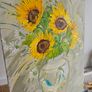 Oil painting "sunflowers" Image 3