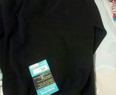 Bnwt Navy V Neck School Jumper Age 6-7