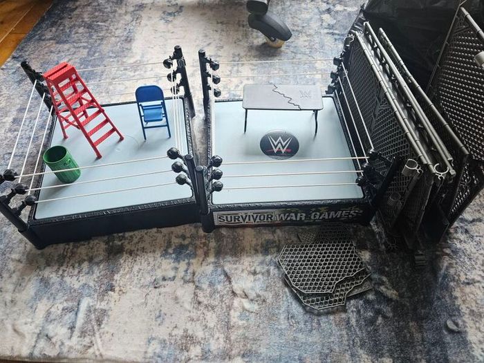 Wwe Ring With Cage