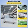 PVC Belt Electric Conveyor Machine Adjustable Conveyor Table Conveyor Belt Stainless Steel Anti-Static Code Machine with Double Guardrail Image 7