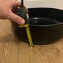 Very large indoor and outdoor ceramic black pot Image 3