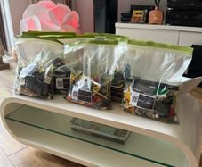 LEGO Massive Kilogram Bulk Lot - 9 Bags + Baseplates (-4.5kg Genuine Bricks)
