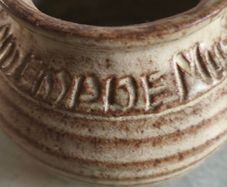 Vintage Irish rath pottery ireland suger bowl