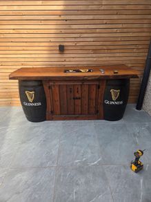 Guinness garden bar table