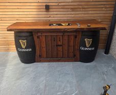 Guinness garden bar table
