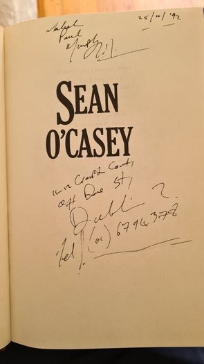 Sean O Casey. By Garry O Connor. Hardback With Dustjacket In Good Condition.