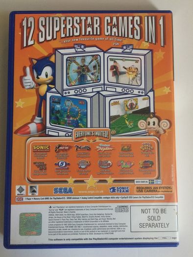 Sega Superstars [2004] (Playstation 2 Game) [PAL]