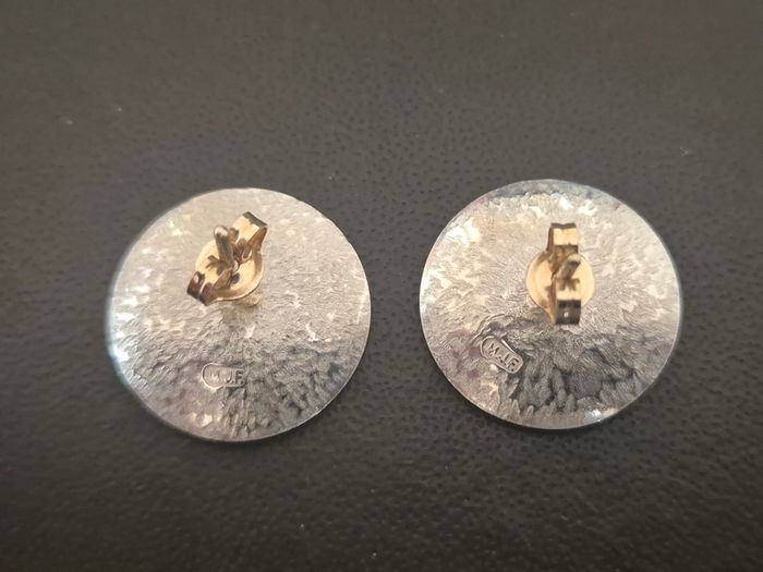 Sterling Silver & Gold Earrings