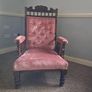 Antique Edwardian armchairs. Image 2