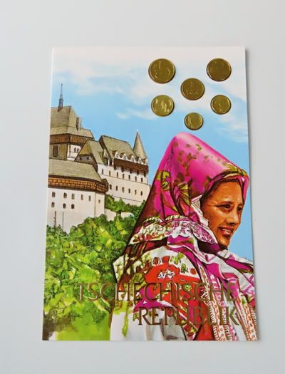 Czech Republic coins set vintage original UNC